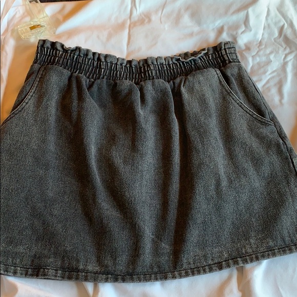 emory park Dresses & Skirts - Lack stretchy jean skirt!